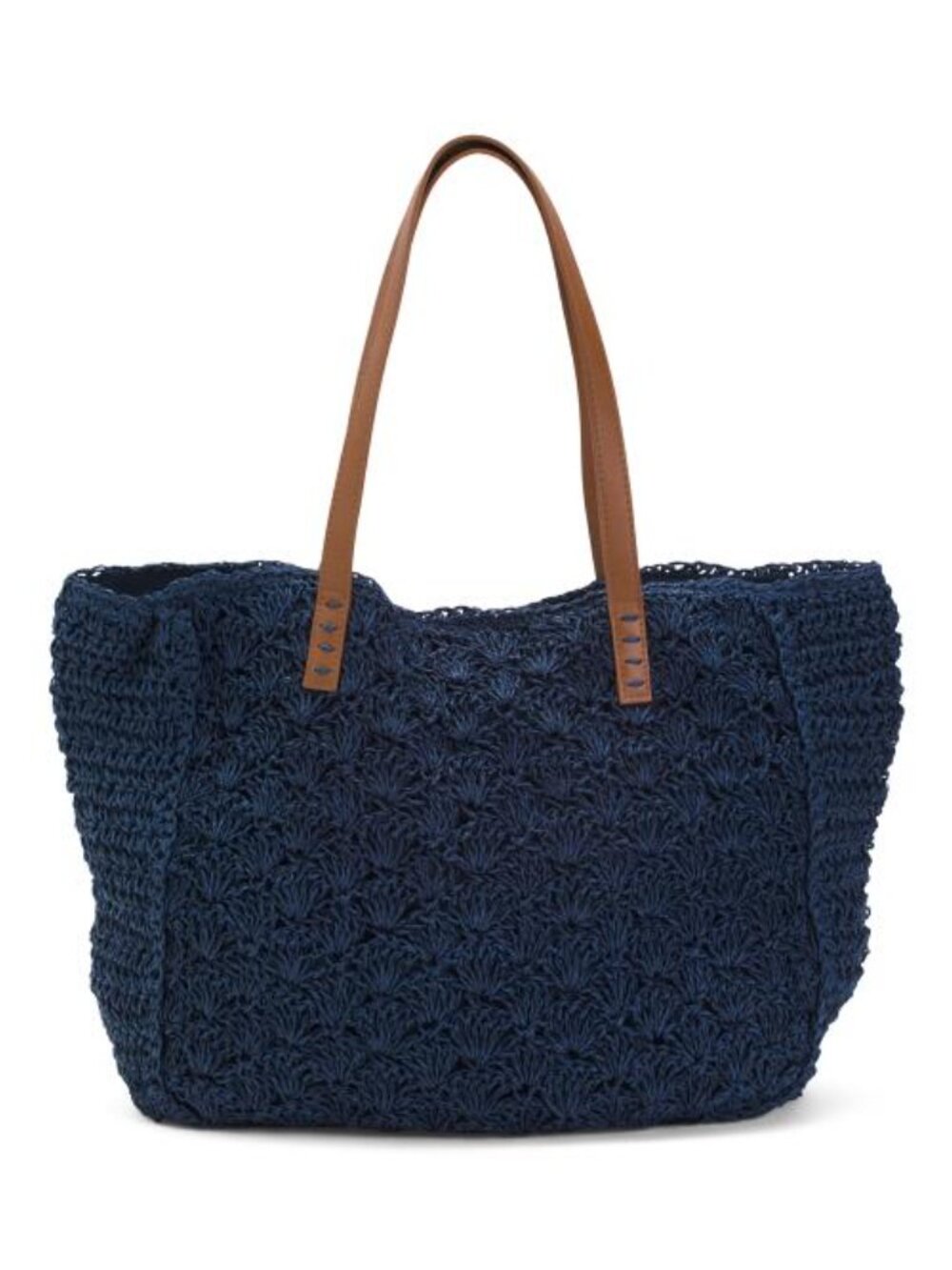 STRAW STUDIOS Hand Woven Straw Large Tote - Picture 5 of 5
